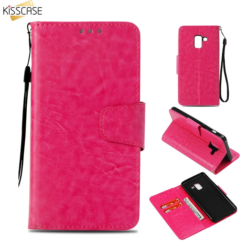 Чехол-Кошелек KISSCASE для Samsung Galaxy S10 S9 S8 Plus S10e S7 S6 чехлы телефонов Note 9 8 5 кожаный