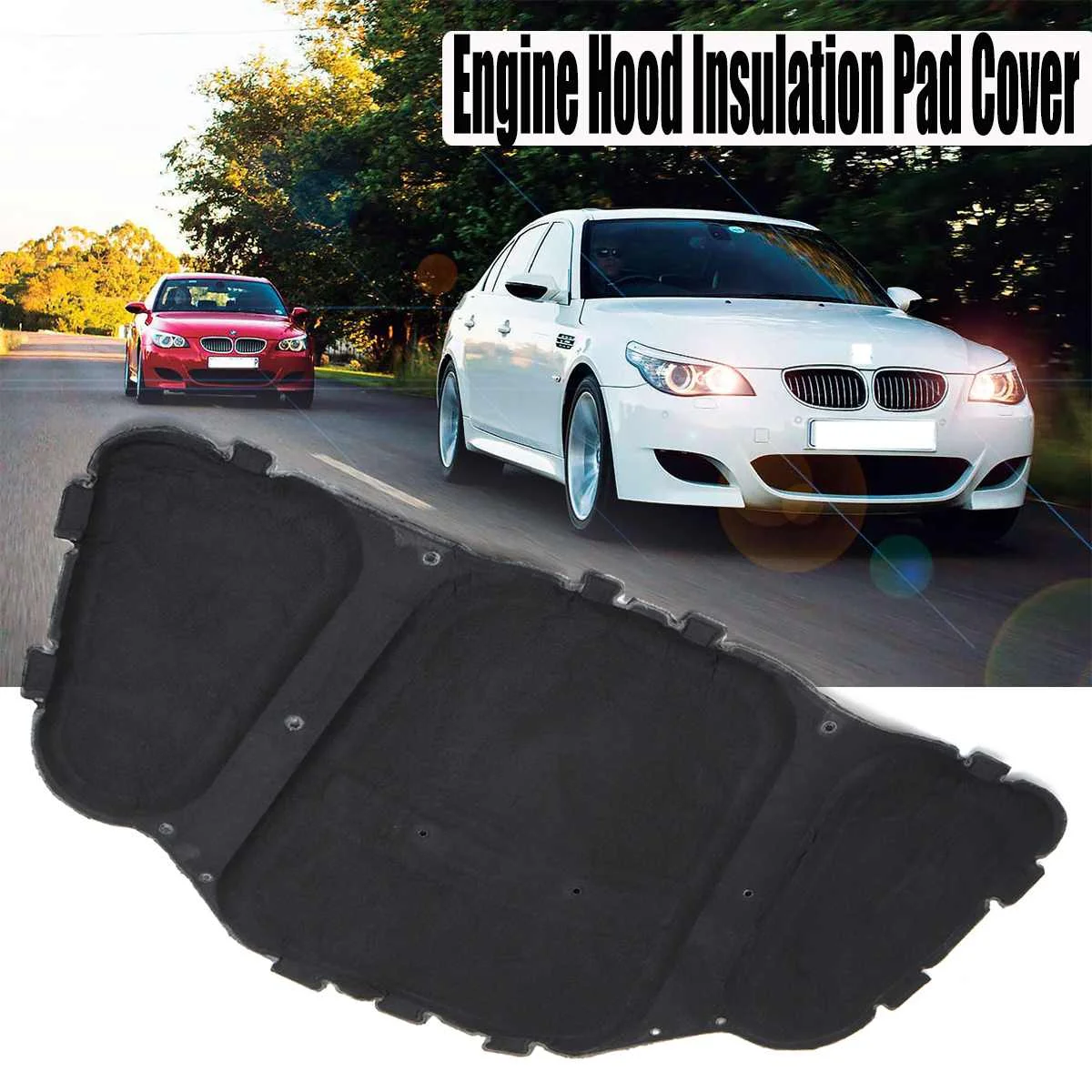 

Thermal Insulation Cotton Sound Insulation Cotton Heat Insulation Pad for BMW E60 E61 525i 528i 530i 51487148208 Car Accessories