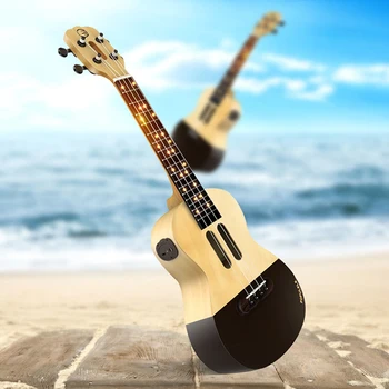 

Populele 23 Inch APP LED Bluetooth USB Smart Ukulele Gift For Beginners User-Friendfly Pinao Toy Musical Instrument New