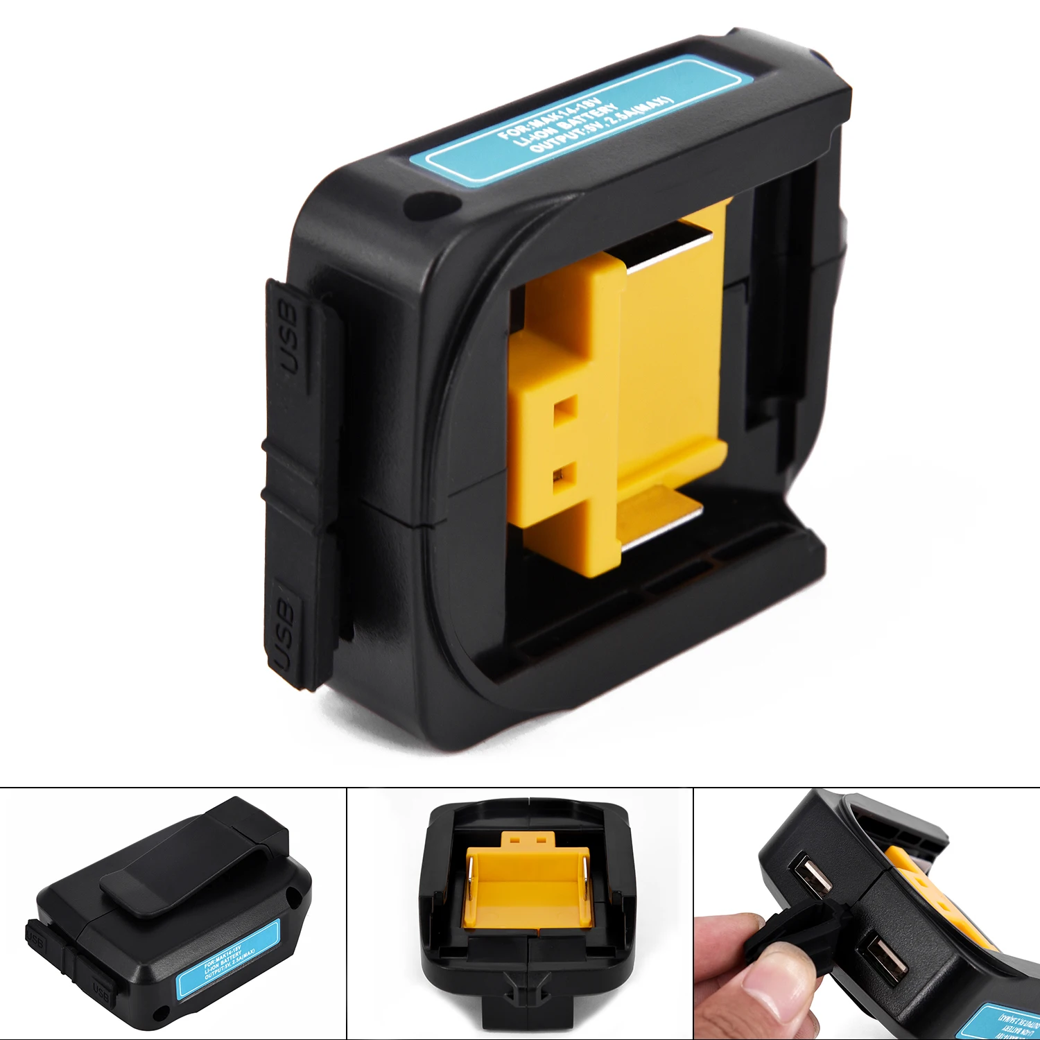 

USB Charging Adapter for Makita ADP05 BL1815 BL1830 BL1840 BL1850 14-18V