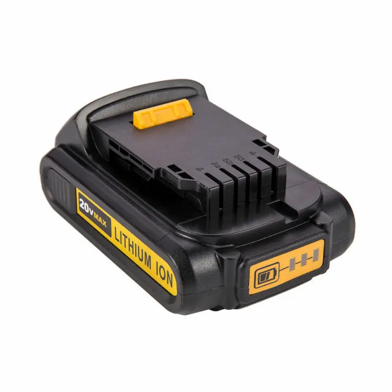 Billige GTF 20 V 2000 mAh Li Ion Werkzeuge Batterie Ersatz Wiederaufladbare lithium batterien mit lampe für DeWalt DCB200 DCB201 DCB203 DCB205