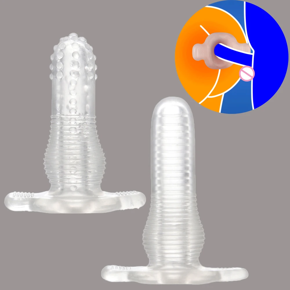 Anal Transparent Hollow Butt Plug Massager For Male Female Masturbation Sex Toys crystal set male with anal fun spikes | Красота и