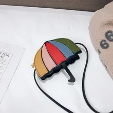 Детские сумки, зонтик для девочек, сумки через плечо, сумка для монет, маленькая сумка-мессенджер для маленьких девочек, маленькая сумочка с рисунком, Детская сумка