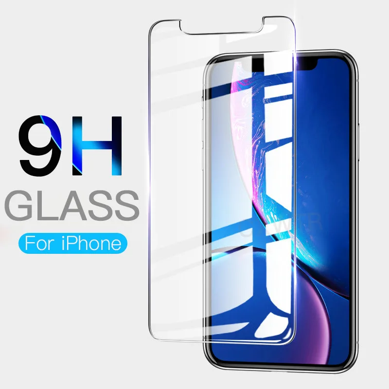 

2.5D 9H Screen Protector Tempered Glass For iPhone 6 6S 5S 7 8 SE 4S 5 5C XR XS Max Toughened Glas For iPhone 7 6 6S Flim Glass