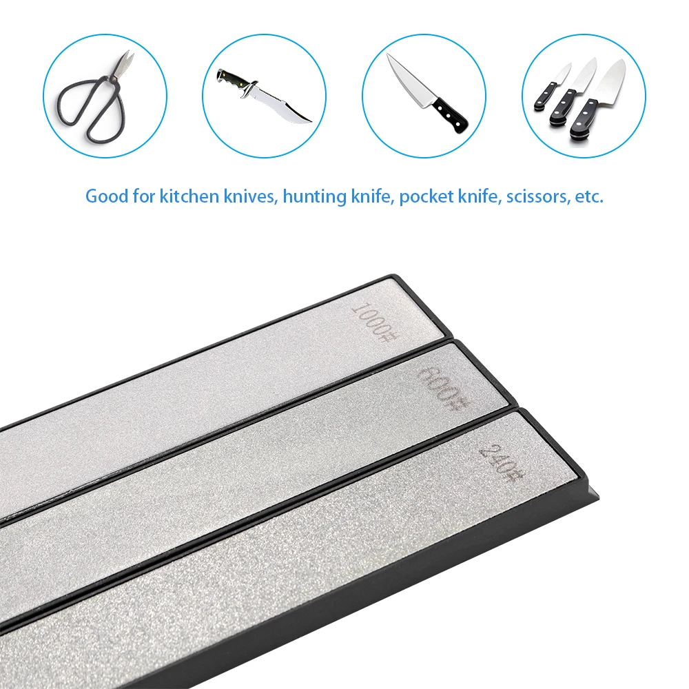 3 шт. точильный камень 240#600#1000# зернистый водяной камень нож для измельчения точильный камень для заточки кухонный инструмент для заточки
