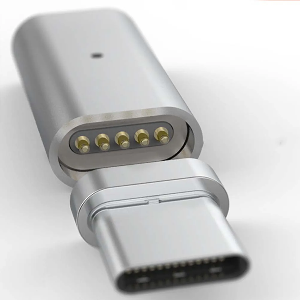 5 шт. USB Type C адаптер к для Android мобильного телефона (серебристый)|Магнитные