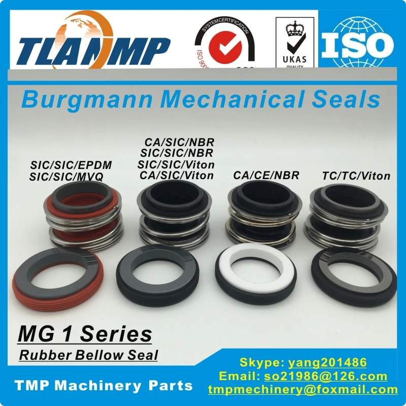 Механические уплотнения для водяных насосов MG1/35 G60 TLANMP Burgmann MG1 35 109 с statonary seat