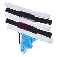 Пикантные Для мужчин бикини с сеткой трусики-Танга нижнее белье сетчатые трусы удобные дышащие стринги трусы 5 цветов трусы бикини