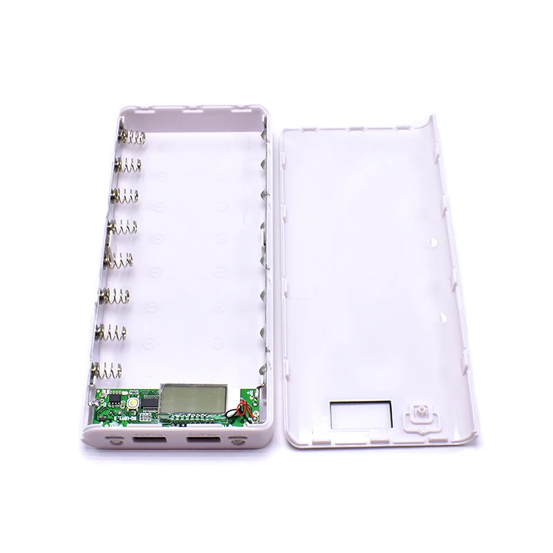 FGHGF DIY USB المحمول قوة البنك شاحن حالة حزمة 8 قطع 18650 بطارية حامل للهاتف الكهرباء توفير المحمول شواحن الهاتف