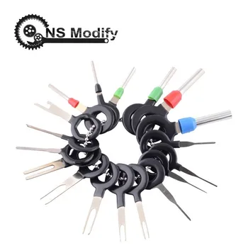 

NS Modify Repair Tool 18pcs Terminal Removal Tools Car Electrical Wiring Crimp Connector Pin Extractor Release Kit For Car Plug