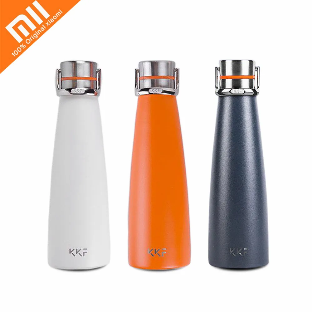 

Original Xiaomi KKF Smart Vacuum Thermos Cap 475ml OLED TEMP Display Insulation Cup Smart Temperature Display Water Bottle
