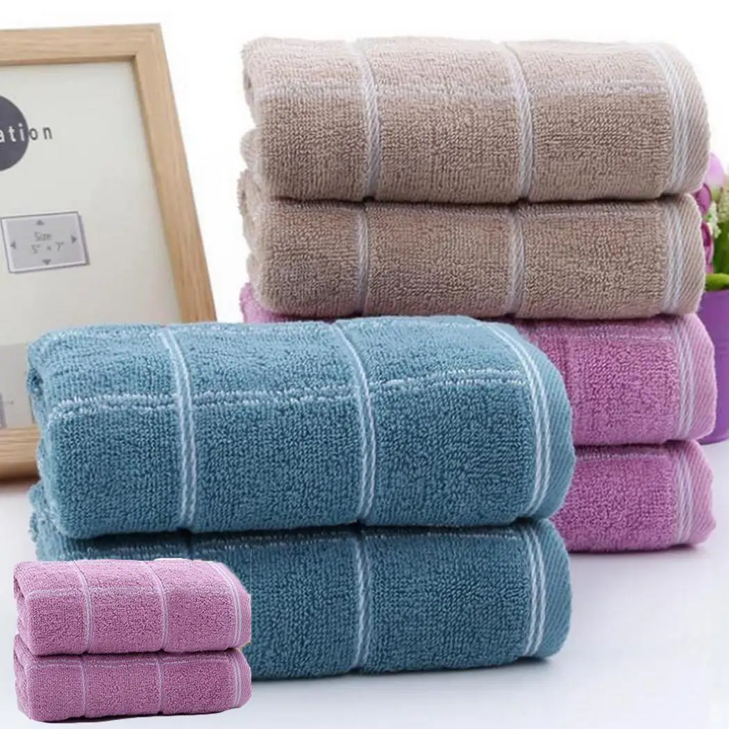 

Soft Cotton Face Towel Thickened Strong Home Absorbent Solid Random Towel Modern General Rectangle