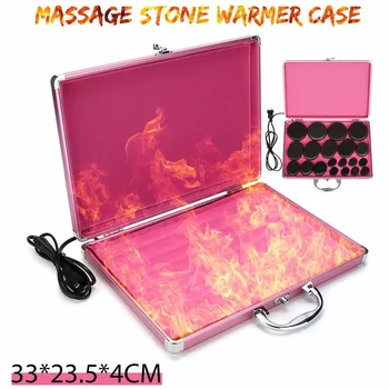 

Protable Massage stone heater Electric Hot Rock Heating Box Warmer Carrying Case Thermostat Casefor SPA Massage Stone Heating