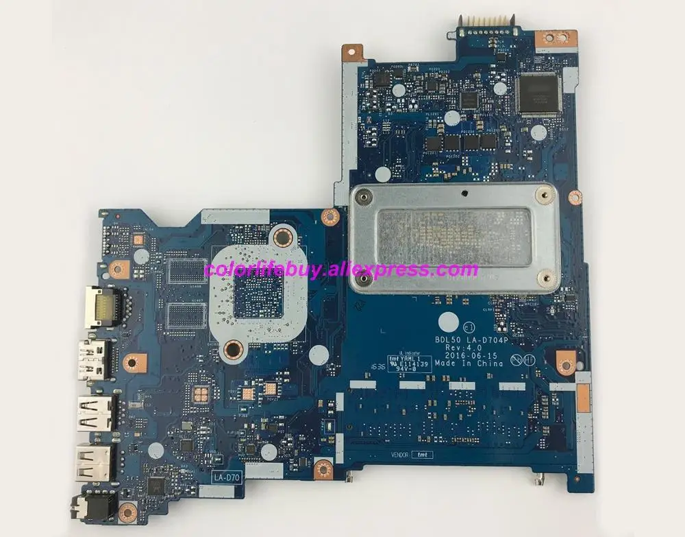حقيقية 854946-601 854946-001 UMA w i3-6100U CPU LA-D704P اللوحة المحمول اللوحة الأم ل HP 15-AY سلسلة الكمبيوتر الدفتري