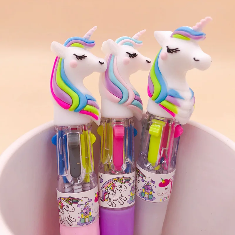 2 x Little Pony Unicorn fine point pen Party Cute Kids novelty stationery Girl