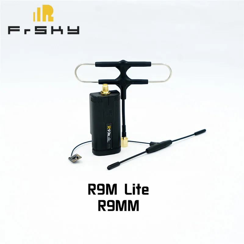 

FrSky R9M Lite 900MHz Transmitter Module & R9 MM 4/16CH Receiver W/ Mounted Super 8 & Ipex4 T Antenna for Drone Parts