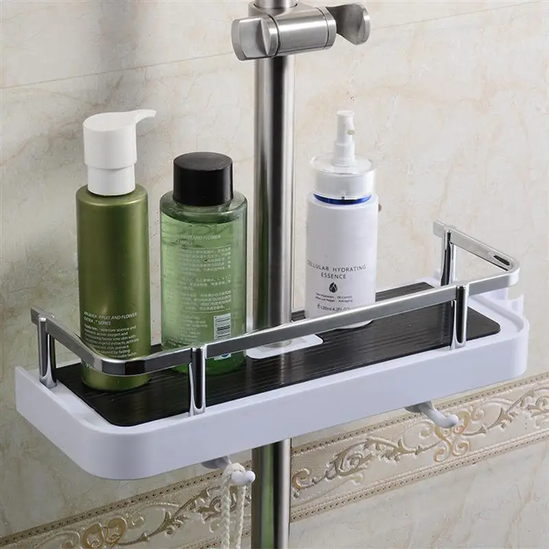 Rectangle Bathroom Shelves Shower Storage Rack Holder Shampoo Tray