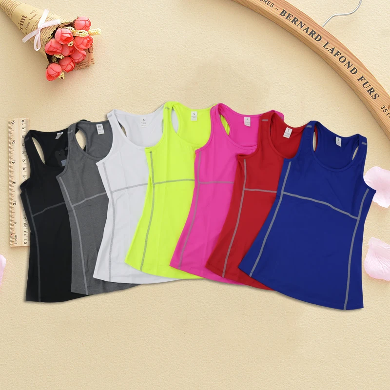 2019 Yoga Tops Vest Women Sports Top Tank Duick Dry font b Fitness b font Woman