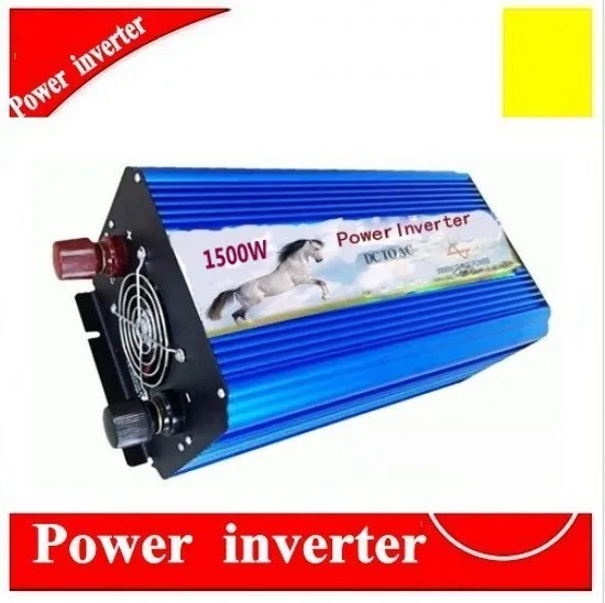 

1.5KW 1500W Pure Sine Wave Power Inverter Converter 36V DC to 120V AC 3000 Watt Peak
