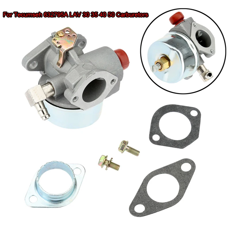 

For Tecumseh 632795A LAV 30 35 40 50 Carburetor Rebuild Motor Scooter Dirt Set