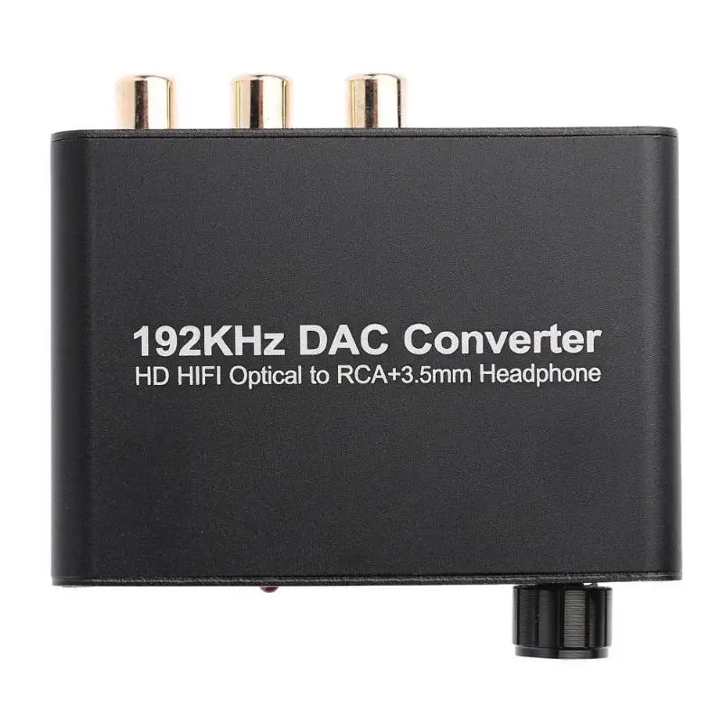 

5.1Ch Digital Audio Decoder Optical Coaxial Toslink to Analog Stereo Support Dolby AC-3/DTS 192KHz DAC Converter