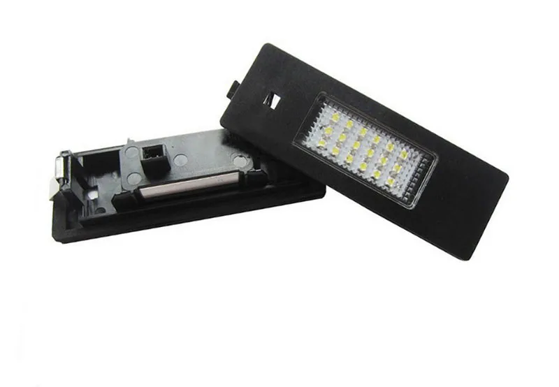 

3528 SMD Car LED License Plate Lights White SMD Number Plate Lamp 2pcs For BMW E87 E81 E63 E64 E85 E86 Can bus Bulb Kit 12V