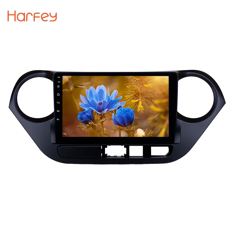 

Harfey 2Din GPS Car Radio Stereo For 2013-2016 HYUNDAI I10 LHD Android 6.0/7.1/8.1 9" Head Unit Multimedia Player With 3G WiFi