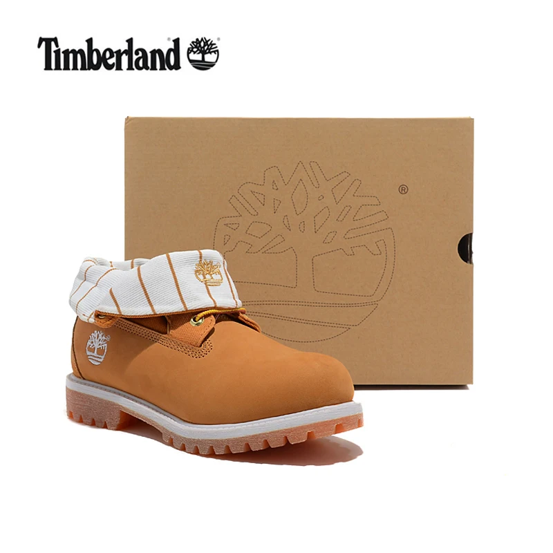 

Original TIMBERLAND Classic Men Outdoor Turned-Over Edge Casual Shoes,Man's Male Genuine Leather Anti-Slip Two Styles Footwear