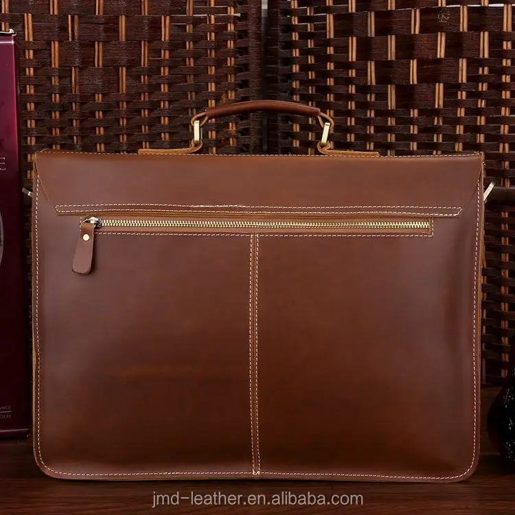 J.M.D Винтаж кожа лучшая сумка для мужчин's Мужские портфели большой ёмкость кожаная сумка для ноутбука Бизнес человек 7105X-1