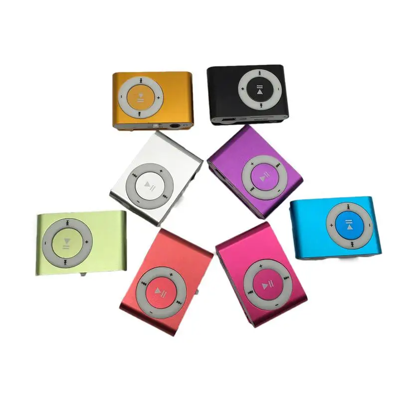 

Metal iron clip mp3 card player student sports walkman Mirror Portable MP3 Player Student sports player mini mp3