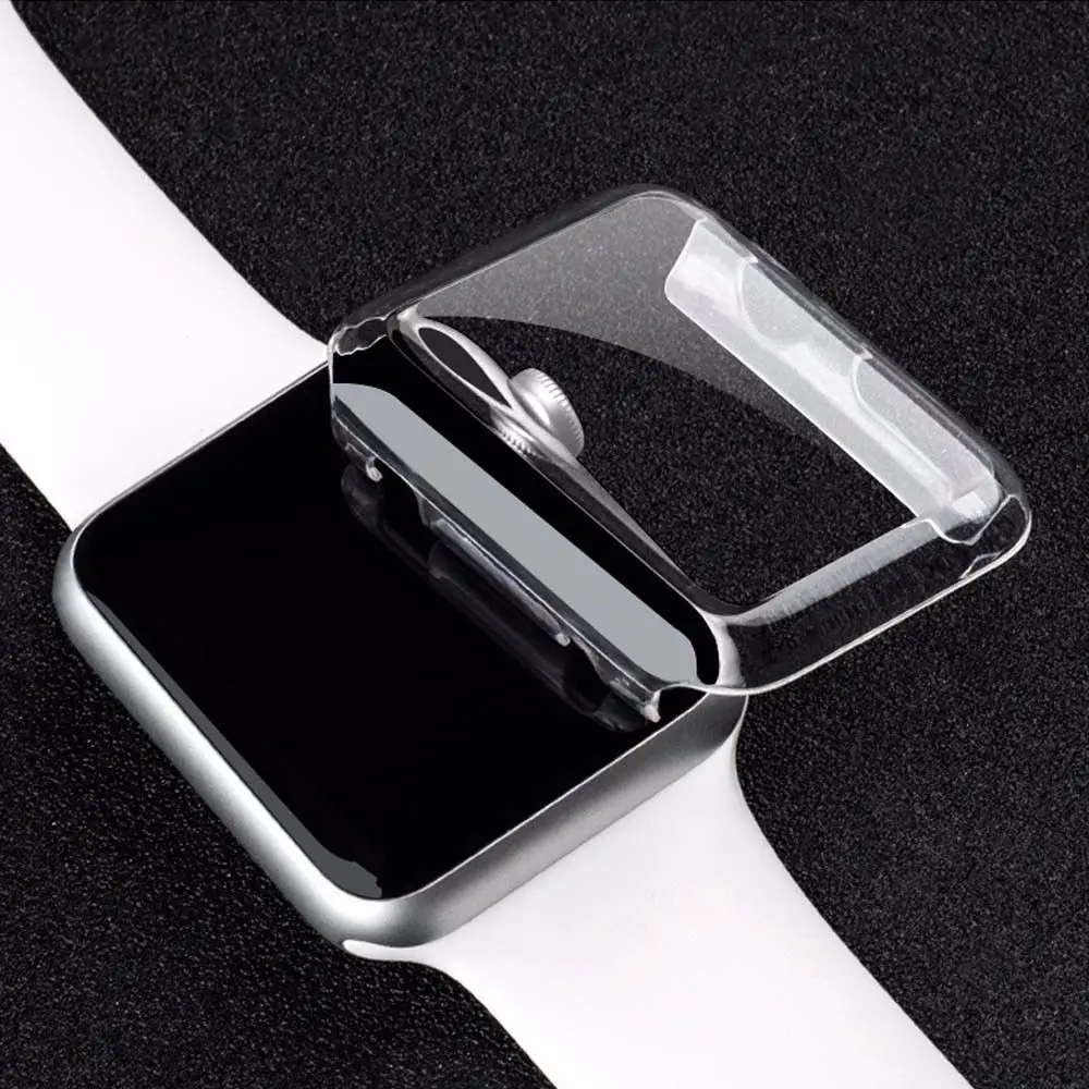 

New 38/42mm Transparent Frame Case Clear Ultra Thin Hard PC Protective Cover For Apple Watch Series 3 2 1 Series 4 40mm/44mm