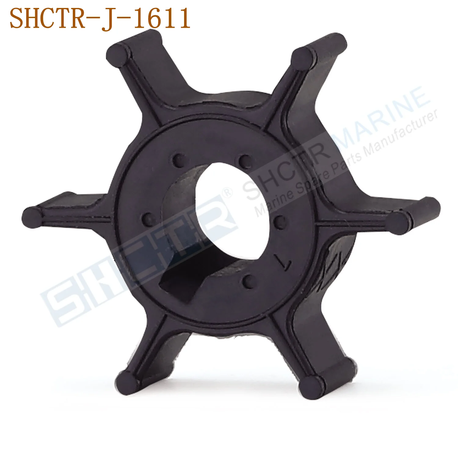 

SHCTR Outboard impeller for Mercruiser OEM 47-96305M 6E0-44352-00,Sierra 18-3073,CEF 500325,Mallory 9-45611,4/5HP 4A-5C