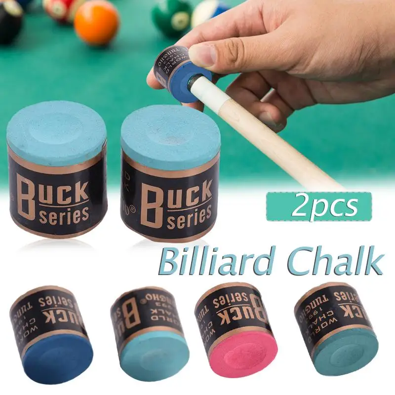 Pool Cue Chalk 2 Blocks Per Box Premium Snooker Pool Cue Tip Table