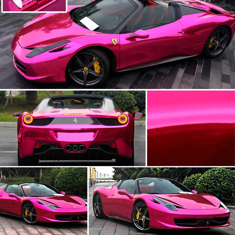 6 x 60 inch/15cm*1.5m Car Chrome Plating Film Clear Car Sticker Vinyl Sheet Protection Scratch Body Film Wrap Kit Rose