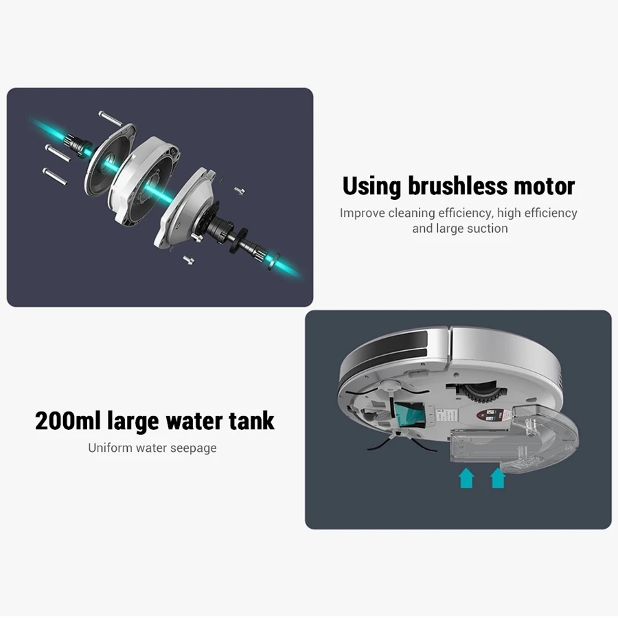 Original Viomi Xiaomi Robot Vacuum Cleaner LCD Auto-Sweeping Dust Remote Control Path Planning Smart Wireless Vacuum Cleaner