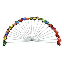 25 шт. открытый сад Посадка цветка горшок двухслойные украшения Бабочка сад дома украшение садового орнамента