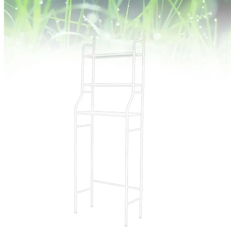  3 Tier Over the Toilet Storage Rack Space Saving Bathroom Kitchen Organizer(White) - 32963148089