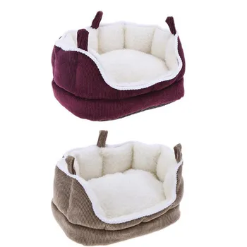 

New Soft Comfortable Square Hanging Bed Hammock For Ferret Rabbit Rat Hamster Guinea Pig Squirre