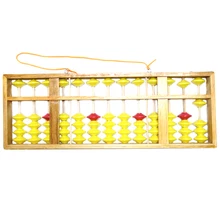 Китайский Abacus 13 колонна деревянная вешалка большой размер нескользящий Abacus китайский соробан, инструмент для математики детей Математика обучающая игрушка 58 см