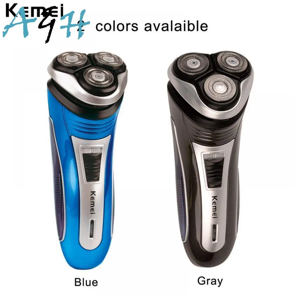 

Kemei 100-240V Rechargeable Electric Shaver 3D Triple Floating Blade Heads Shaving Razors Face Care Men Beard Trimmer Machine 46