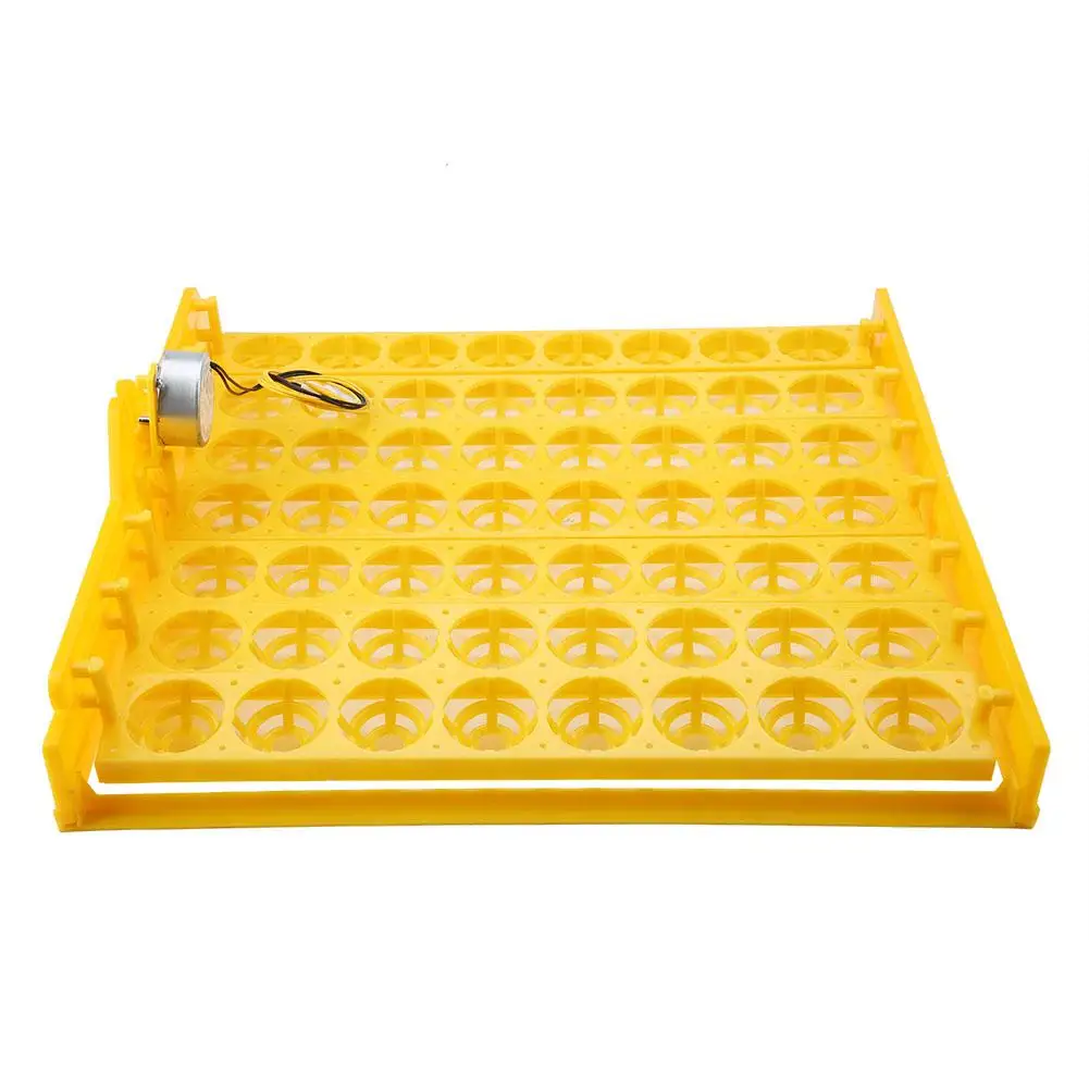 56 Eggs Mini Incubator Hatcher Automatic Egg Turning Tray Tool with