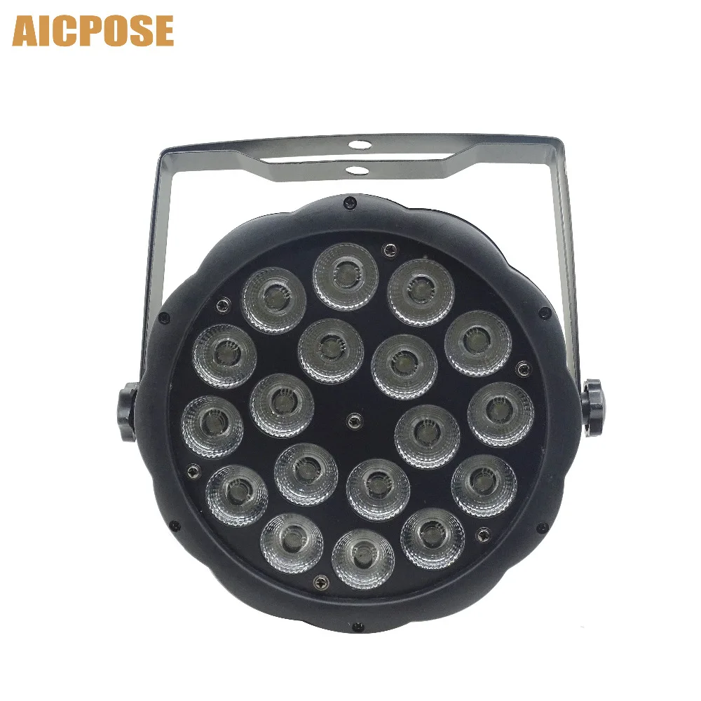 30 шт./лот большой объектив 18x10 Вт RGBW 4в1 Led Par свет с DMX512 управлением сценический для