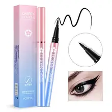 1 шт. новая идеальная черная жидкая подводка для глаз долговечная Водонепроницаемая подводка для глаз карандаш ручка Хороший макияж косметические инструменты Новинка 40