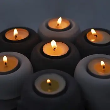 

Silicone Mold Candlestick Concrete Flower Pot Mould Candle Holder Tool Succulent Pot Mold Chocolate Mold Home Crafts Decorations