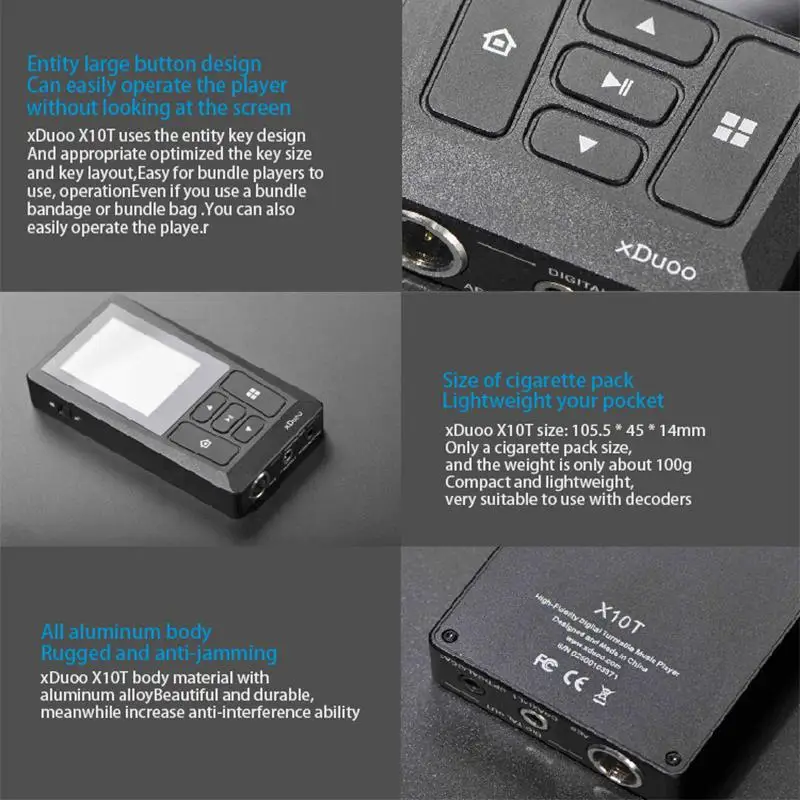 XDuoo X10T HD Lossless Music Player Professional