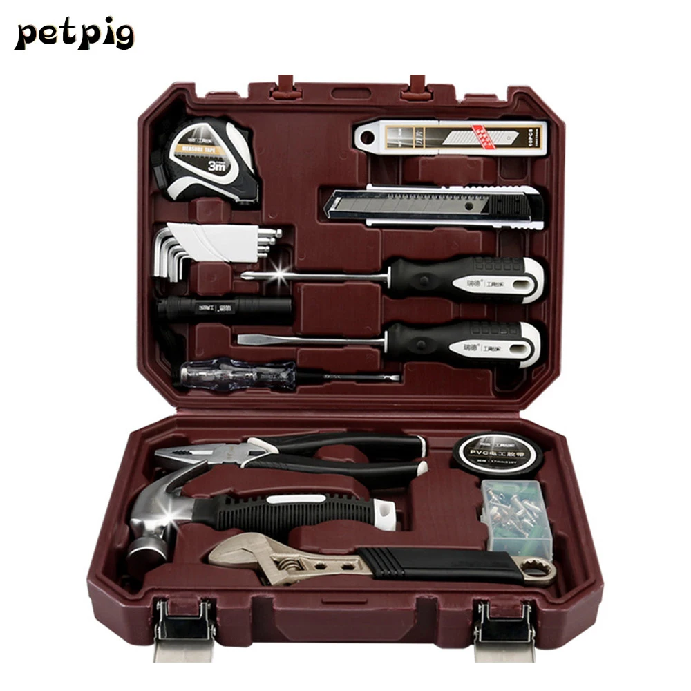 

Auto Tool Set Kit Hardware Combination Tool Set Household Portable Toolbox High Quality Auto Tools