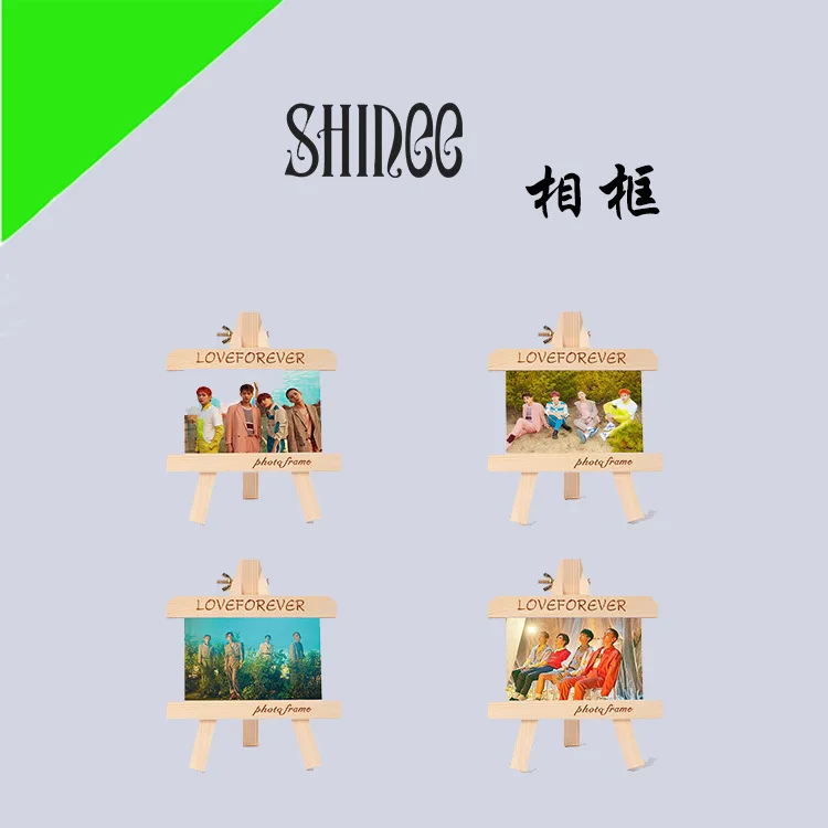 [MYKPOP] деревянная рамка SHINEE + коллекция поклонников KPOP для фото SA18091201|Игровые