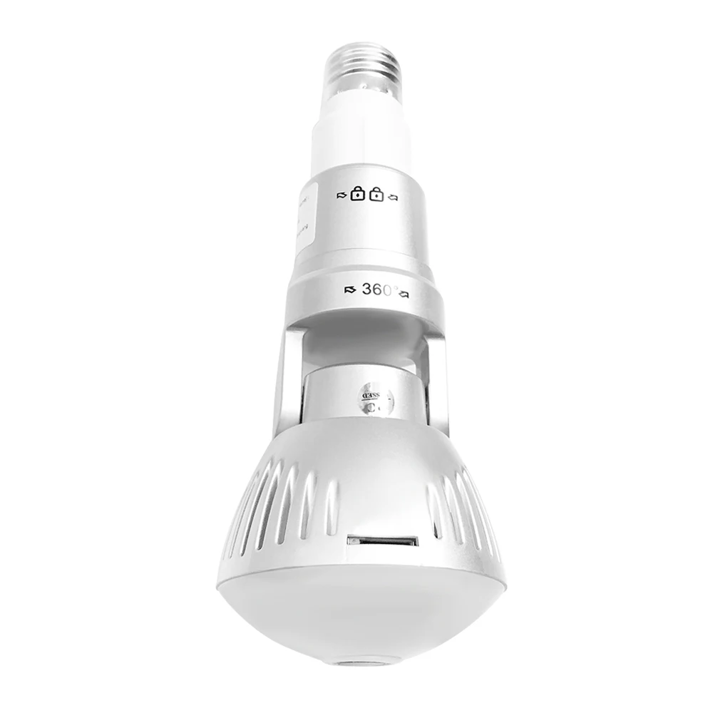 Ip камера 960P/1080P 200 Вт с лампочкой панорамная углом обзора 360 градусов Wi Fi