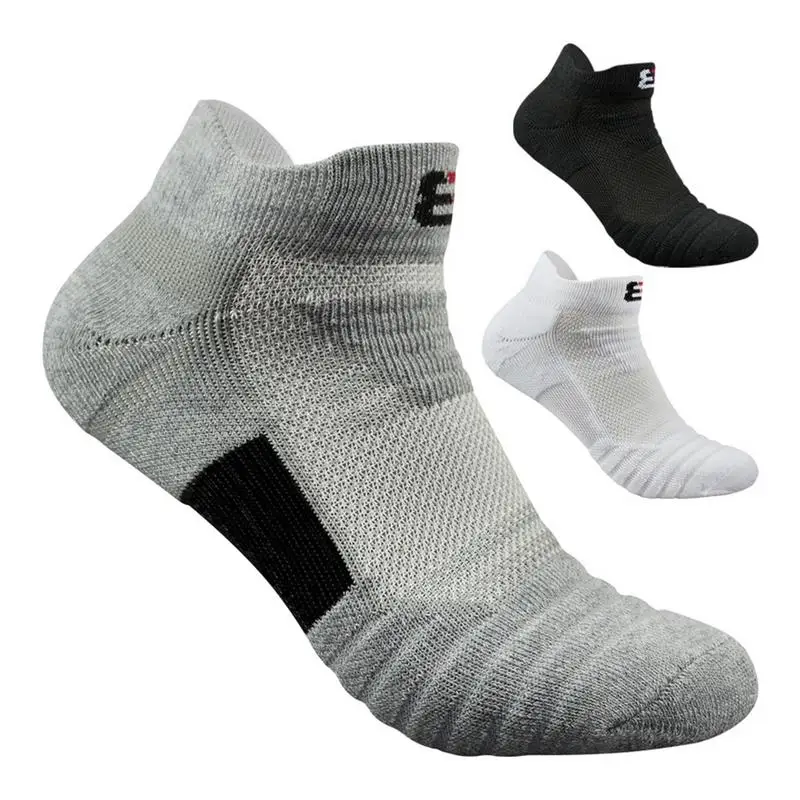 

Men Outdoor Sports Basketball Socks Men Football Cycling Socks Compression Socks Cotton Towel Bottom Non-slip Men's Socks