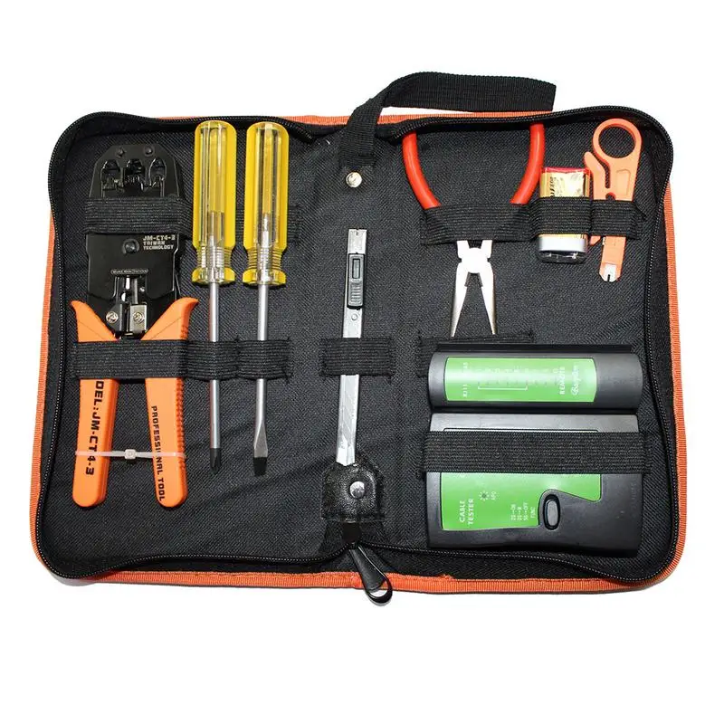 

8-In-1 Network Tool Set For Poso N08A Screwdriver Wire Mesh Screwdriver With Tool Kits For Computer Laptop Phone Camera Repair